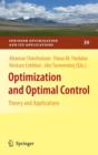 Optimization and Optimal Control : Theory and Applications - Book