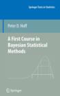 A First Course in Bayesian Statistical Methods - eBook