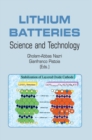 Lithium Batteries : Science and Technology - eBook