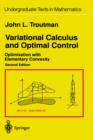 Variational Calculus and Optimal Control : Optimization with Elementary Convexity - Book