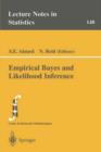 Empirical Bayes and Likelihood Inference - Book