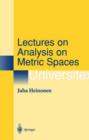 Lectures on Analysis on Metric Spaces - Book