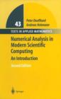 Numerical Analysis in Modern Scientific Computing : An Introduction - Book