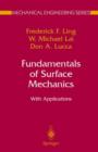 Fundamentals of Surface Mechanics : With Applications - Book