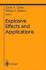 Explosive Effects and Applications - Book