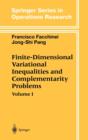 Finite-Dimensional Variational Inequalities and Complementarity Problems - Book