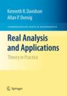 Real Analysis and Applications : Theory in Practice - Book
