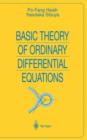 Basic Theory of Ordinary Differential Equations - Book