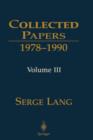 Collected Papers III : 1978-1990 v. 3 - Book