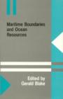 Maritime Boundaries and Ocean Resources - Book
