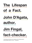 The Lifespan of a Fact - Book
