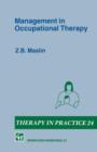Management in Occupational Therapy - Book