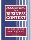 Accounting in a Business Context - Book