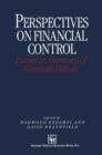 Perspectives on Financial Control : Essays in memory of Kenneth Hilton - Book
