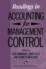 Readings in Accounting for Management Control - Book