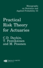 Practical Risk Theory for Actuaries - Book