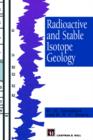 Radioactive and Stable Isotope Geology - Book