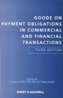 Goode on Payment Obligations in Commercial and Financial Transactions - Book