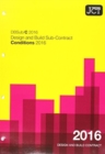 JCT: Design and Build Sub-Contract - Conditions 2016 - Book