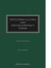 Exclusion Clauses and Unfair Contract Terms - Book