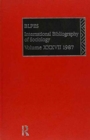 IBSS: Sociology: 1987 Volume 37 - Book