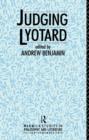 Judging Lyotard - Book