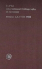 IBSS: Sociology: 1988 Vol 38 - Book