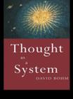 Thought as a System : Second edition - Book