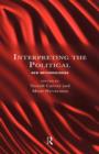 Interpreting the Political : New Methodologies - Book