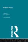 Robert Burns : The Critical Heritage - Book
