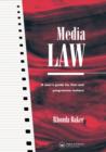 Media Law : A User's Guide for Film and Programme Makers - Book