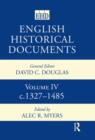 English Historical Documents : Volume 4 1327-1485 - Book