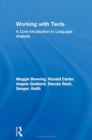 Working with Texts : A Core Book for Language Analysis - Book