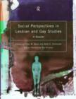 Social Perspectives in Lesbian and Gay Studies : A Reader - Book