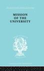 Mission of the University - Book