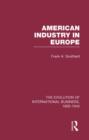 American Industry Europe    V6 - Book