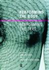 Performing the Body/Performing the Text - Book