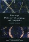 Routledge Dictionary of Language and Linguistics - Book