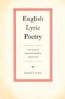 English Lyric Poetry : The Early Seventeenth Century - Book