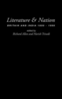 Literature and Nation : Britain and India 1800-1990 - Book