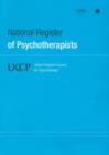 National Register of Psychotherapists 2000 : UKCP United Kingdon Council of Psychotherapists - Book