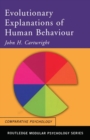 Evolutionary Explanations of Human Behaviour - Book
