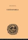 Udanavarga : A Collection of Verses from the Buddhist Canon - Book