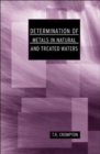 Determination of Metals in Natural and Treated Water - Book