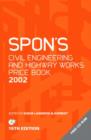 Spon's Civil Engineering and Highway Works Price Book 2002 - Book