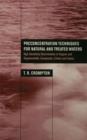 Preconcentration Techniques for Natural and Treated Waters : High Sensitivity Determination of Organic and Organometallic Compounds, Cations and Anions - Book