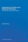 Indicators for Urban and Regional Planning : The Interplay of Policy and Methods - Book