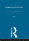 Management and the Worker - Book