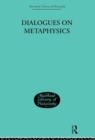 Dialogues on Metaphysics - Book