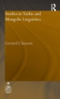 Studies in Turkic and Mongolic Linguistics - Book